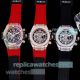 Best Copy Hublot Big Bang Unico Rainbow Diamond Watches Red Expandable strap (4)_th.jpg